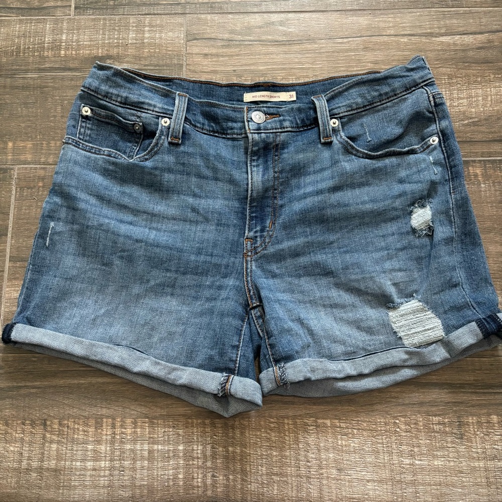 Levi’s Mid Length Denim Shorts